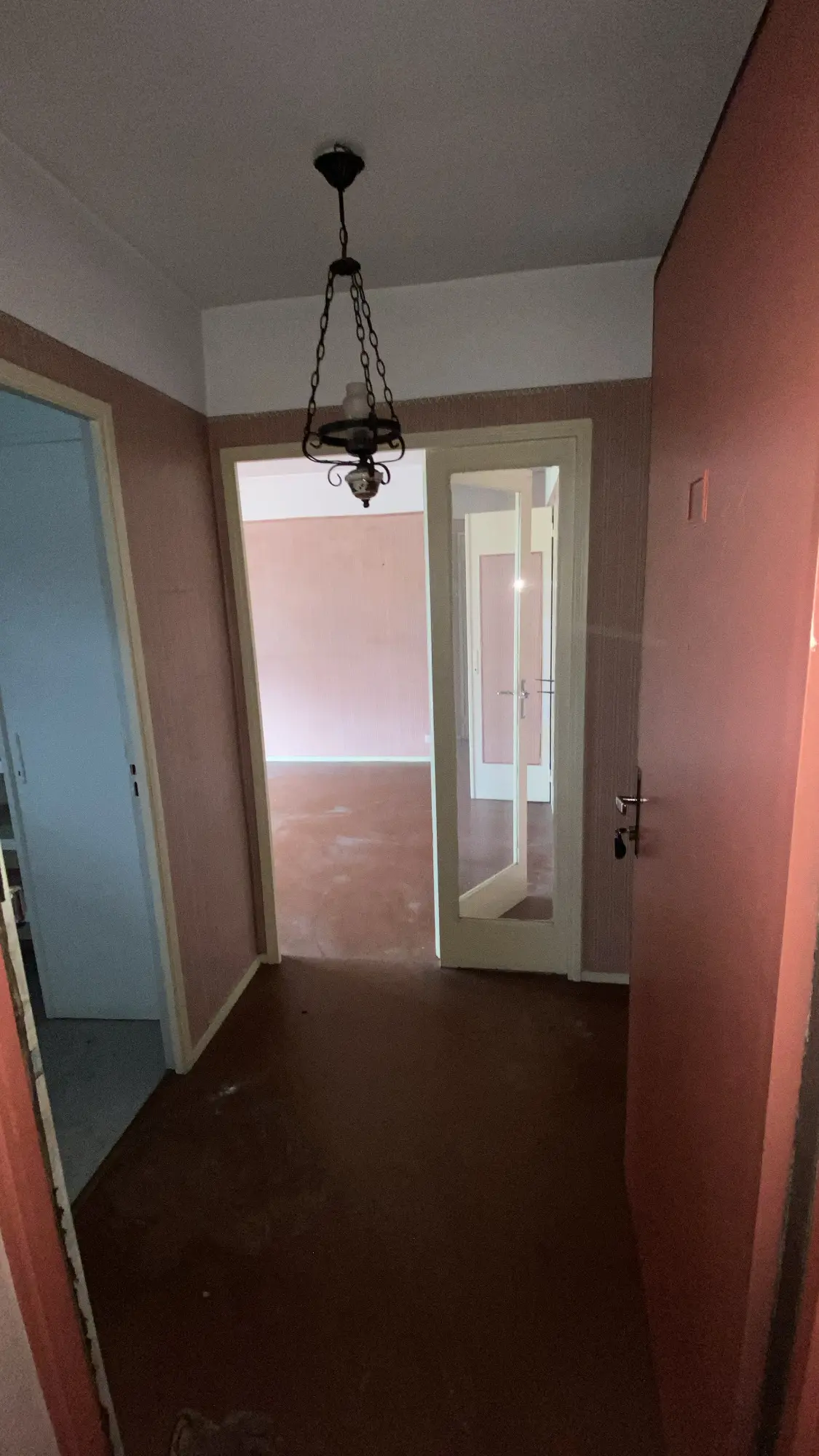 Nettoyage et évacuation d'encombrants et cartons dans un appartement saturé.